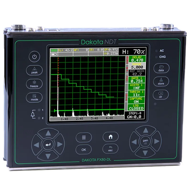 Dakota NDT FX80-DL (DFX-8) [Z-250-0001] Benchtop Flaw Detector and Ultrasonic Thickness Gauge