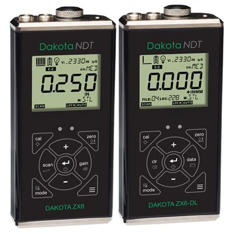 Dakota NDT ZX6 & ZX6-DL Corrosion Thickness Gauges