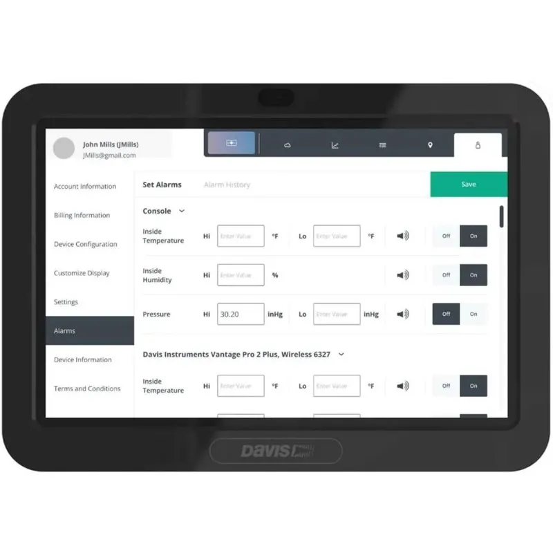 Davis 6313 WeatherLink Console
