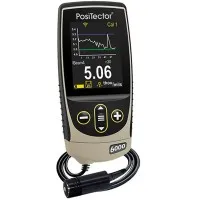 DeFelsko PosiTector 6000 [6000 FJS3] Coating Thickness Gauge With Advanced Body, Cabled Probe, Measures Coatings On Ferrous Metals, 0 - 1.0 in. (0 - 25 mm)