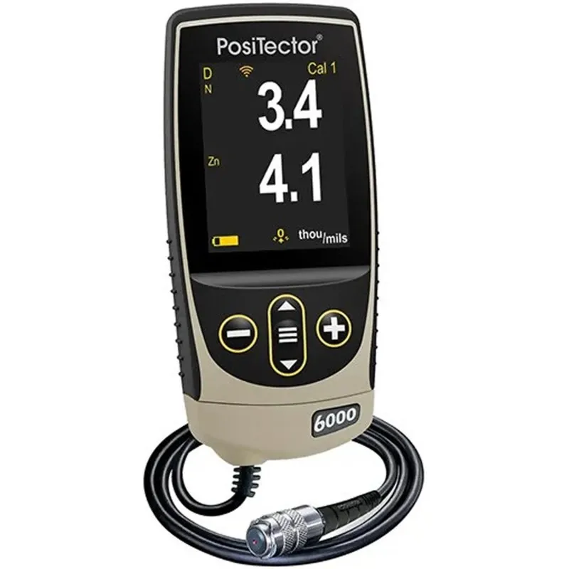 DeFelsko PosiTector 6000 [6000-FNDS1] Standard Coating Thickness Gauge Ferrous and Non-Ferrous, 0 - 60 mils (0 - 1500 μm)