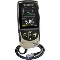 DeFelsko PosiTector 6000 [6000 FNS3] Coating Thickness Gauge With Advanced Body, Cabled Probe, Measures Coatings On All Metals, 0 - 60 mils (0 - 1500 μm)