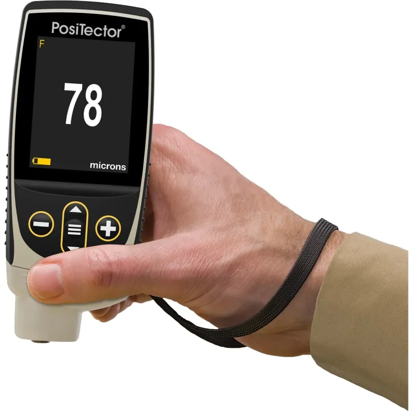 DeFelsko PosiTector 6000 [6000 FT1] Coating Thickness Gauge With Standard Body, Integral Probe, Measures Coatings On Ferrous Metals, 0 - 250 mils (0 - 6 mm)