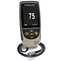 DeFelsko PosiTector 6000 [6000 FTS1] Coating Thickness Gauge With Standard Body, High Range Integral Probe, Measures Coatings On Ferrous Metals, 0 - 250 mils (0 - 6 mm)