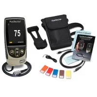 DeFelsko PosiTector 6000 [6000 FTS1] Coating Thickness Gauge With Standard Body, High Range Integral Probe, Measures Coatings On Ferrous Metals, 0 - 250 mils (0 - 6 mm)