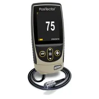 DeFelsko PosiTector 6000 [6000 FXS1] Coating Thickness Gauge With Standard Gage Body, Xtreme High Temperature Cabled Probe FXS, Measures Coatings On Ferrous Metals, 0 – 80 mils (0 – 2000 µm)