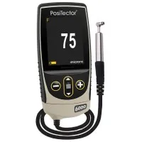 DeFelsko PosiTector 6000 [6000 N90S1] Coating Thickness Gauge With Standard Body, 90° Microprobe, Measures Coatings On Non-Ferrous Metals, 0-25 mils (0-625 µm)