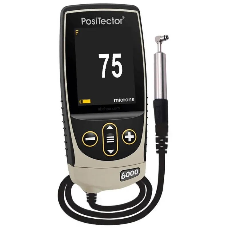DeFelsko PosiTector 6000 [6000 N90S1] Coating Thickness Gauge With Standard Body, 90° Microprobe, Measures Coatings On Non-Ferrous Metals, 0-25 mils (0-625 µm)