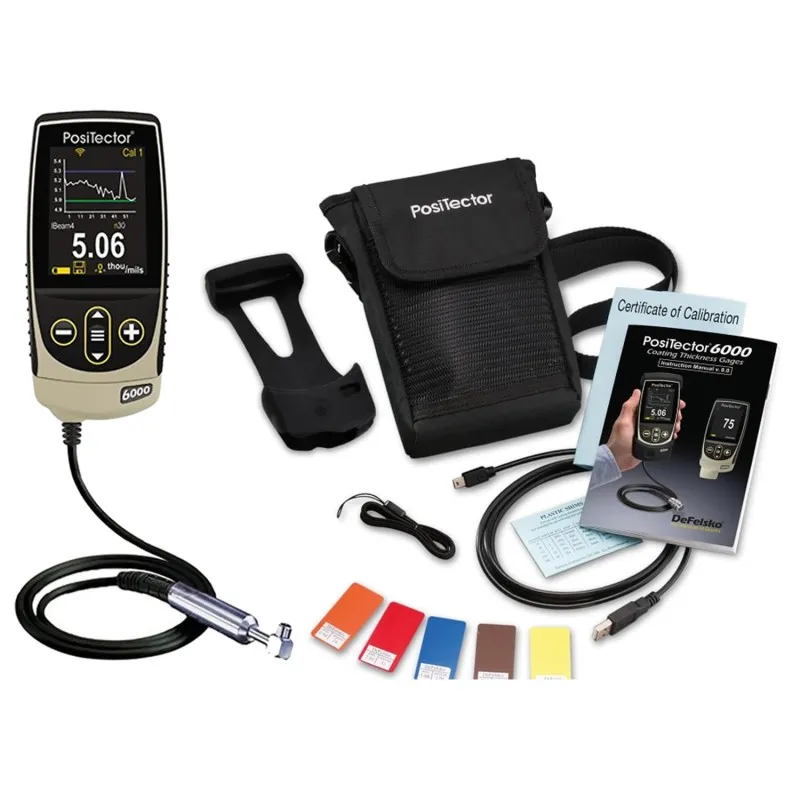 DeFelsko PosiTector 6000 [6000 N90S3] Coating Thickness Gauge With Advanced Body, 90° Microprobe, Measures Coatings On Non-Ferrous Metals, 0 - 25 mils (0 - 625 μm)