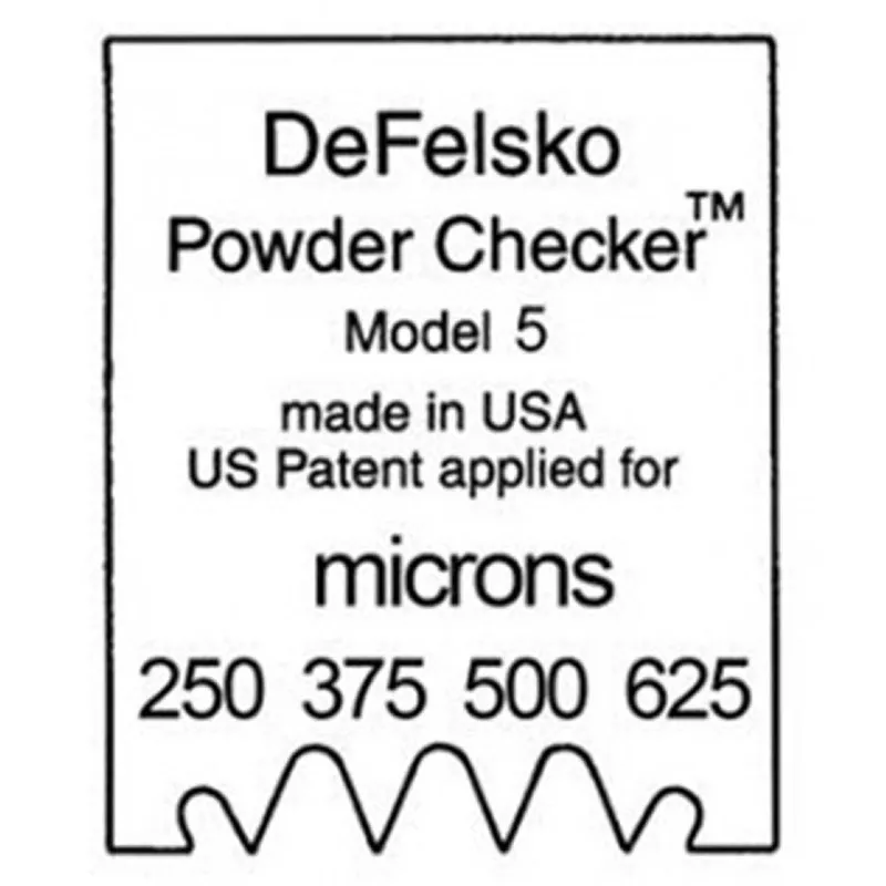 DeFelsko Powder Comb (6 Model In This Family)