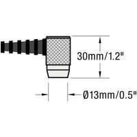 DeFelsko PosiTector UTG M [UTGM3-G] Advanced Ultrasonic Thickness Gage With PRBUTGM-C Multiple Echo Cabled Probe, Type 5 MHz Contact, Range: Single: 0.100" to 5.000" (2.50 to 125.00mm)