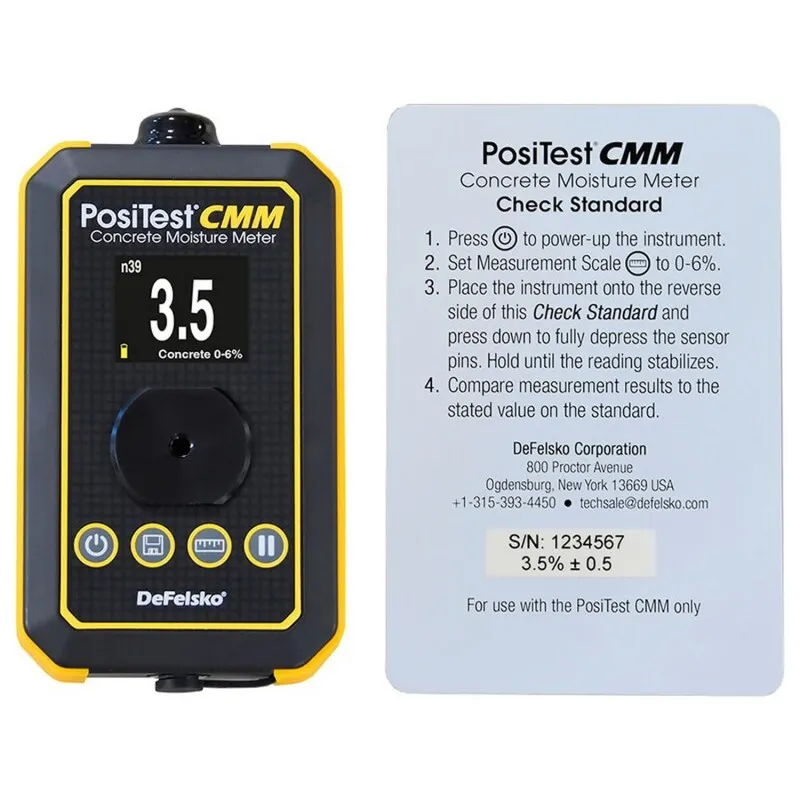 DeFelsko PosiTest CMM Check Standard Concrete