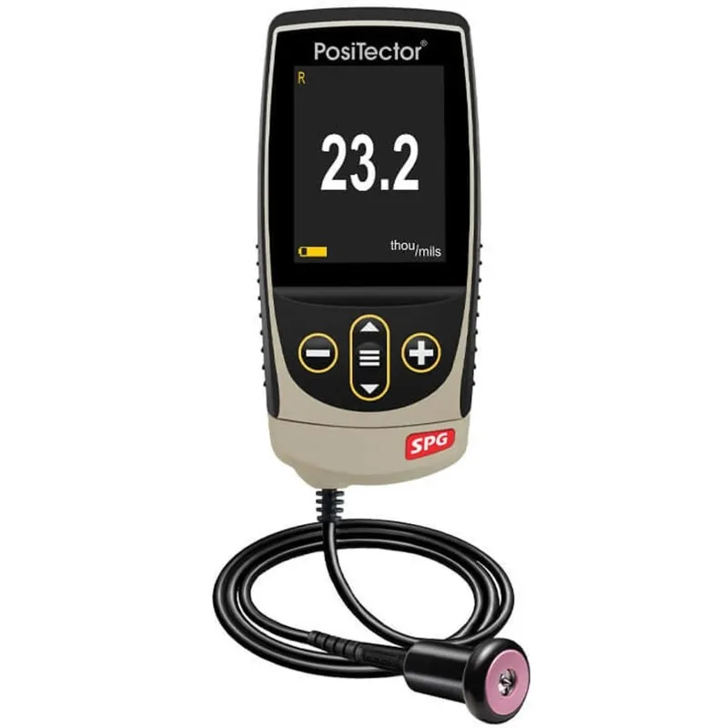 Defelsko PosiTector SPG [SPG CS1] Standard Surface Profile Gage With PRBSPGCS-B Cabled Probe For Textured Coatings, 0 – 1500 μm (0 – 60 mils)