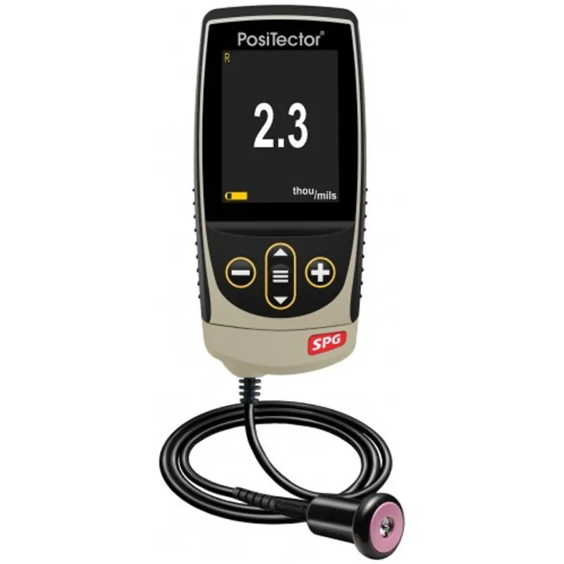 Defelsko PosiTector SPG [SPG CS3] SAdvanced Surface Profile Gage With PRBSPGCS-B Cabled Probe For Textured Coatings,  0 – 1500 μm (0 – 60 mils)