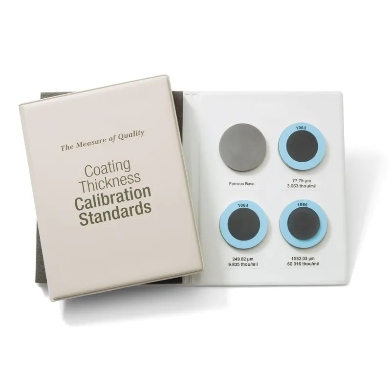 DeFelsko STD [STDA1] Certified Coated Metal Plates, Epoxy On Aluminum (Non-Ferrous)