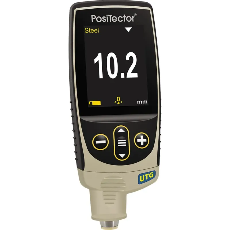 DeFelsko PosiTector UTG CA [UTGCA3-G] Advanced Ultrasonic Thickness Gage w/ PRBUTGCA-C Corrosion Integral Probe, 5 MHz Dual Element, Range 0.040" to 5.000" (1.00 to 125.00mm)