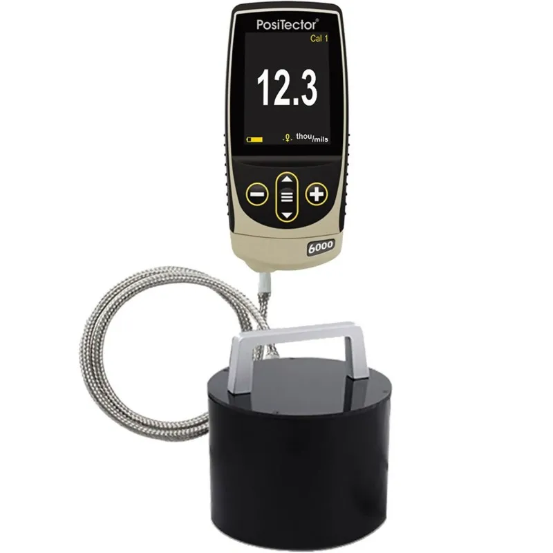 DeFelsko PosiTector 6000 [6000 FNGS1] Coating Thickness Gauge With Standard Body, High Range Cabled Probe, Measures Coatings On All Metals, 0–2.5 inches (0–63.5 mm)