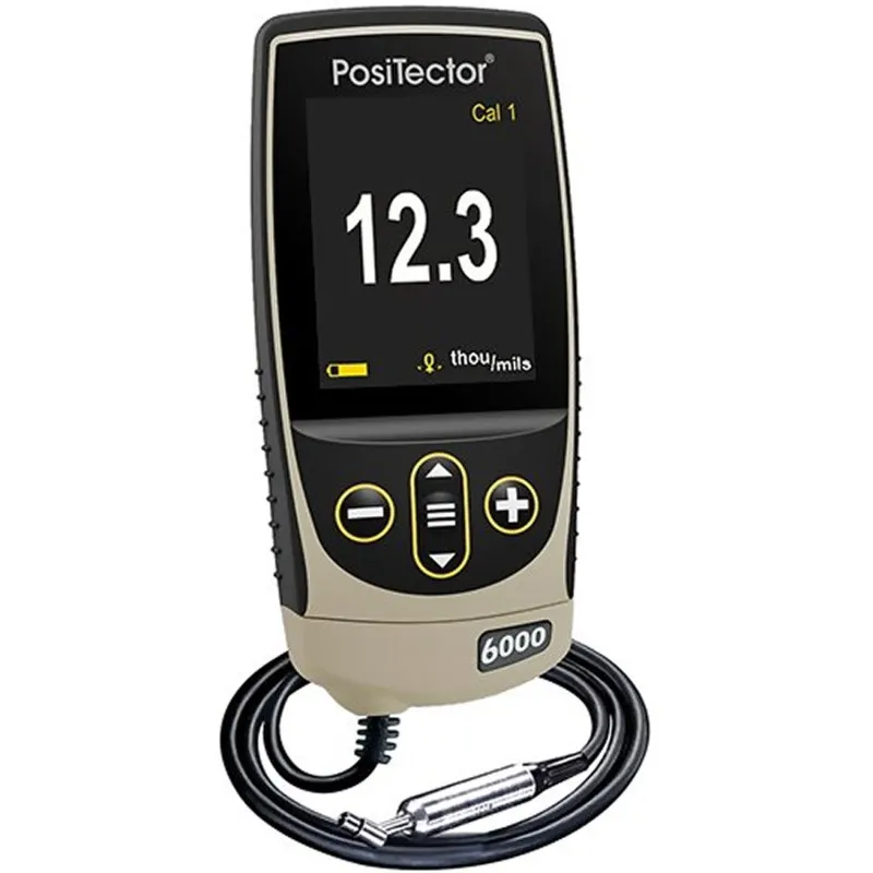 DeFelsko PosiTector 6000 [6000 N45S3] Coating Thickness Gauge With Advanced Body, 45° Microprobe, Measures Coatings On Non-Ferrous Metals, 0 - 25 mils (0 - 625 μm)