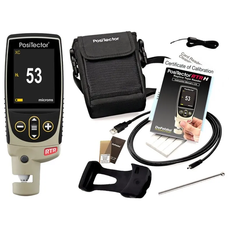 Defelsko PosiTector RTR [RTR H1] Standard Replica Tape Reader / Surface Profile Gage For Blasted Steel And Textured Coatings