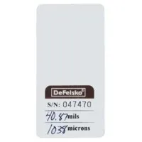 DeFelsko STDC [STDCS40] Certified Plastic Shim, Individual Certified Shim, 1000 μm (40 mil), White