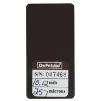 DeFelsko STDC [STDCS60] Certified Plastic Shim, Individual Certified Shim, 1500 μm (60 mil), Black