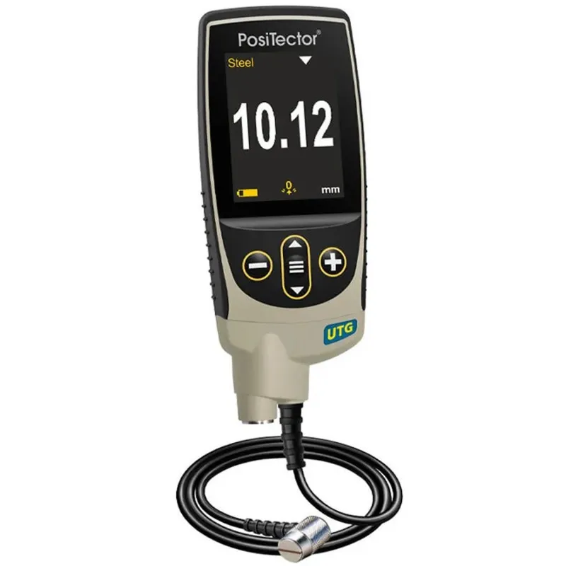 DeFelsko PosiTector UTG C [UTGC1-G] Standard Ultrasonic Thickness Gauge w/ PRBUTGC-C Corrosion Cabled Probe, 5 MHz Dual Element, 0.040" to 5.000" (1.00 to 125.00mm)