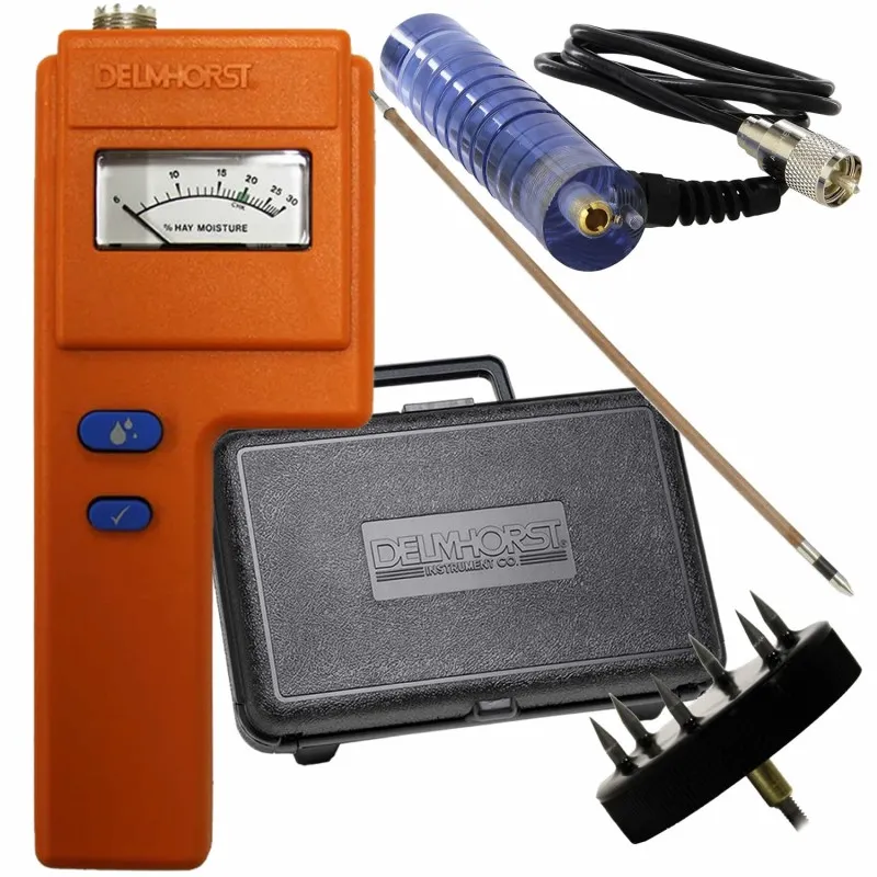 Delmhorst F-6 [F-6/6-30/36/PKG] Analog Moisture Meter For Hay (6%-30% MC) Deluxe 36” Package