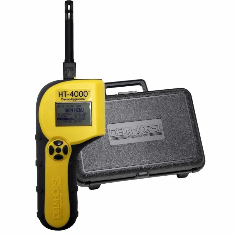Delmhorst HT-4000 [HT-4000W/CS] Digital Thermo-Hygrometer w/Case