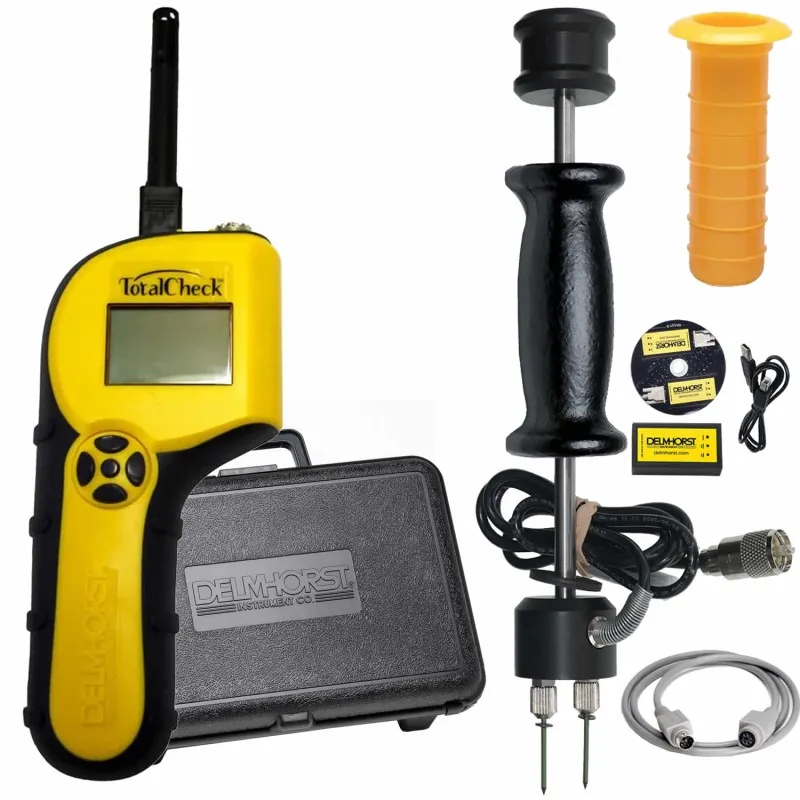 Delmhorst TotalCheck [TCHECK/FP] 3-in-1 Digital Moisture Meter Flooring Package