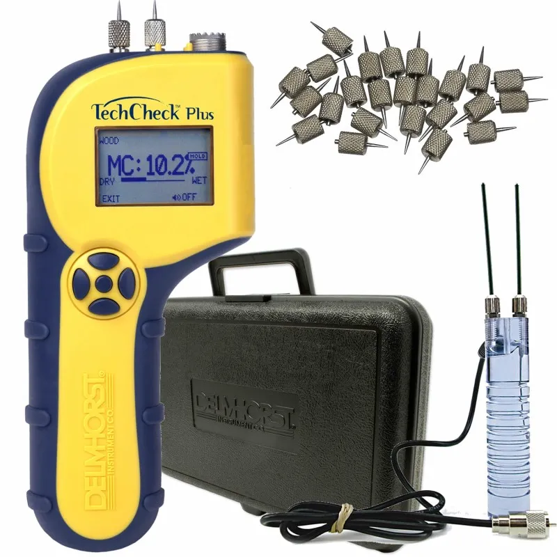 Delmhorst TechCheck PLUS [TECHCHECK-PLUS/PKG] 2-in-1 Digital Moisture Meter Insulation Package