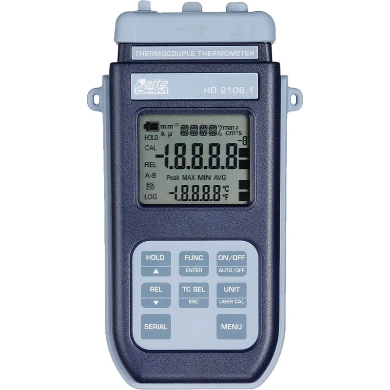 Delta Ohm HD2108 Data Logger Thermocouple Thermometer