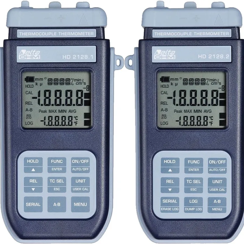 Delta Ohm HD2128 2-Input Thermocouple Thermometer 