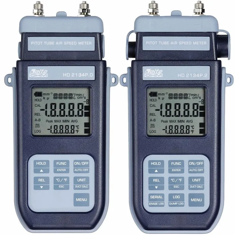 Delta Ohm HD2134P Handheld Air Speed Micromanometer-Thermometer