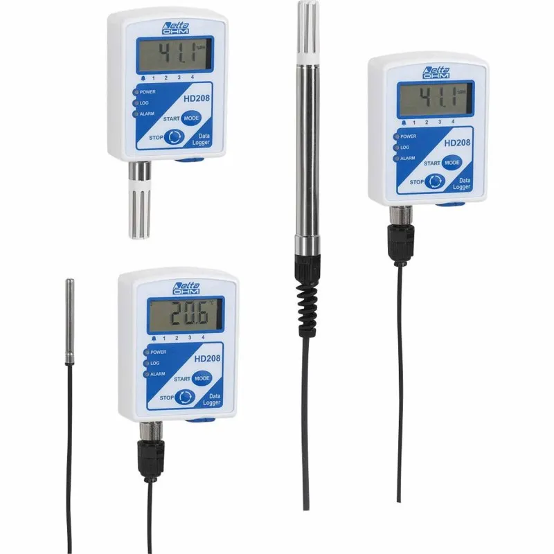 Delta Ohm HD208 Compact Data Logger Temperature / Relative Humidity / Dew Point Monitoring