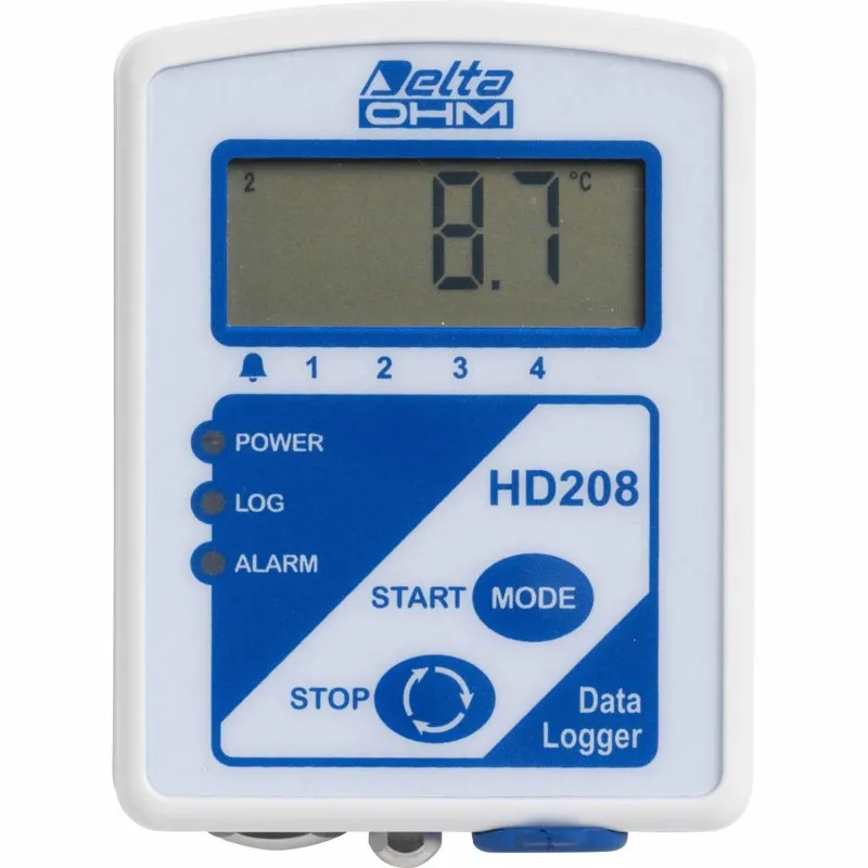 Delta Ohm HD208 Compact Data Logger Temperature / Relative Humidity / Dew Point Monitoring