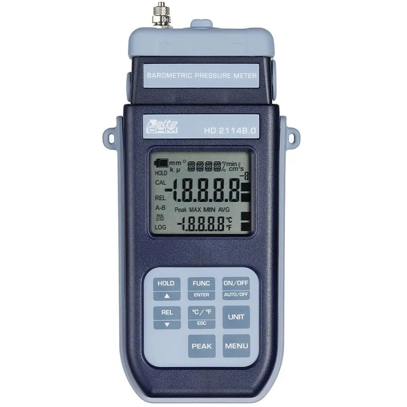 Delta Ohm HD2114B Handheld Micromanometer - Thermometer, (600…1100 mbar)