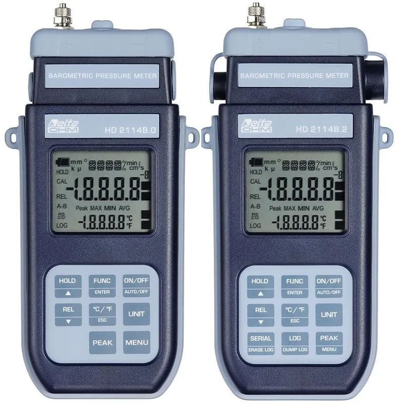 Delta Ohm HD2114B Handheld Micromanometer - Thermometer, (600…1100 mbar)
