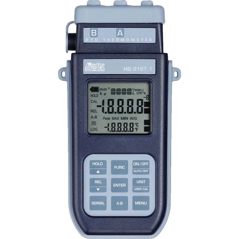 Delta Ohm HD2127 [HD2127.1] Centesimal Thermometer with SICRAM Module, Measuring Range –200°C +650°C