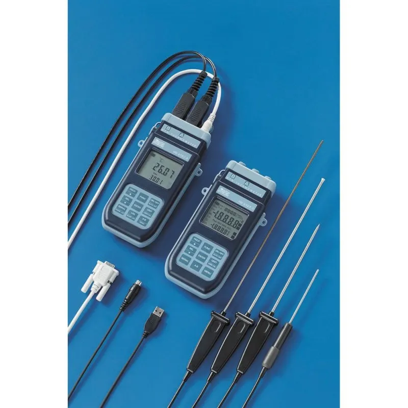 Delta Ohm HD2127 [HD2127.2] Centesimal Thermometer with Data Logger and SICRAM Module, Measuring Range –200°C +650°C