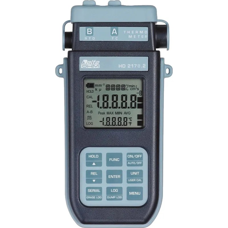 Delta Ohm HD2178 Thermometer with Two Inputs