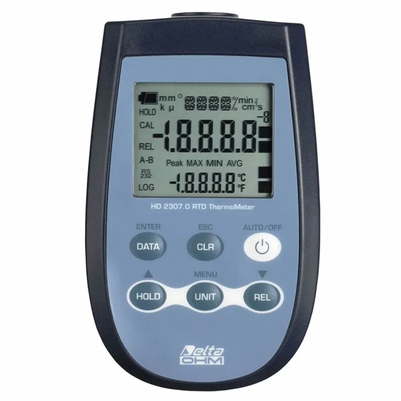 Delta Ohm HD2307.0 RTD Thermometer, -70 hingga +400°C