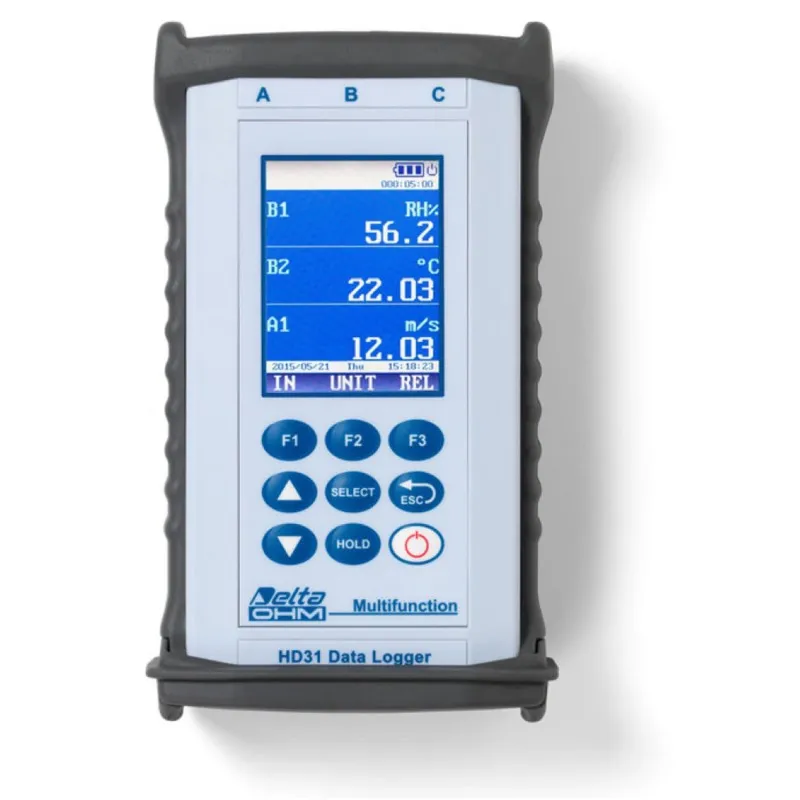 Delta Ohm HD31 Three Channel Multifunction Data Logger with Graphic Display