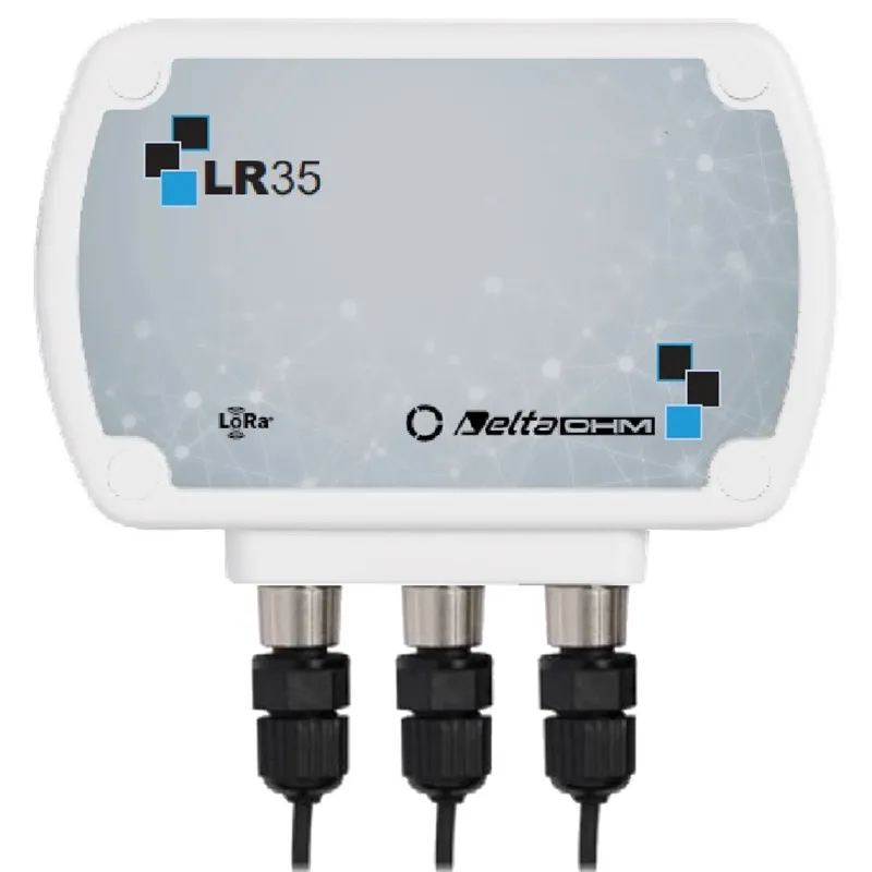 Delta Ohm LR35 [LR357P/3TC] Temperature LoRaWAN Data Logger w/  3 Inputs, 42,000 samples