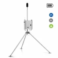 Delta Ohm HD2011NMT [HD2011NMT.K1] Out Door (IP65) Environmental Noise Monitoring Station - Advanced Kit – Battery Powered - 3G Remote Control