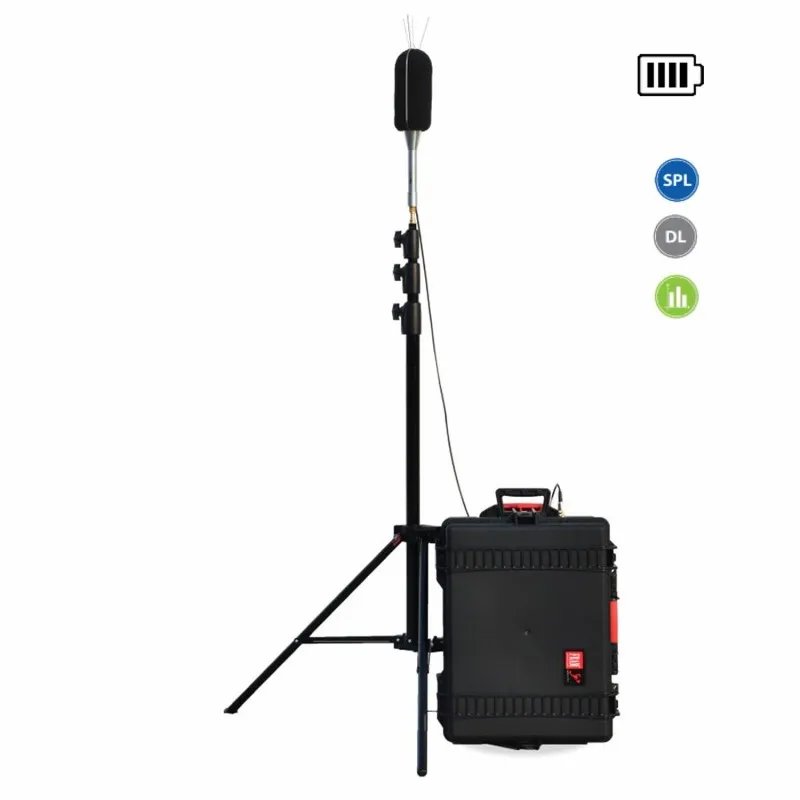 Delta Ohm HD2011NMT [HD2011NMT.K3] Out Door (IP67) Portable Environmental Noise Monitoring Station - Advanced  Kit – Battery Powered - 3G Remote Control