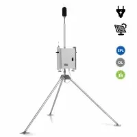 Delta Ohm HD2011NMT [HD2011NMT.K5] Out Door (IP65) Portable Environmental Noise Monitoring Station - Advanced  Kit – Battery Supply from Main or Solar Panel - 3G Remote Control