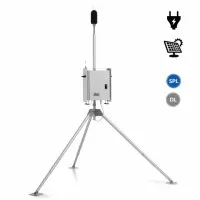 Delta Ohm HD2011NMT [HD2011NMT.K6] Out Door (IP65) Portable Environmental Noise Monitoring Station - Basic Kit – Battery Supply from Main or Solar Panel - 3G Remote Control