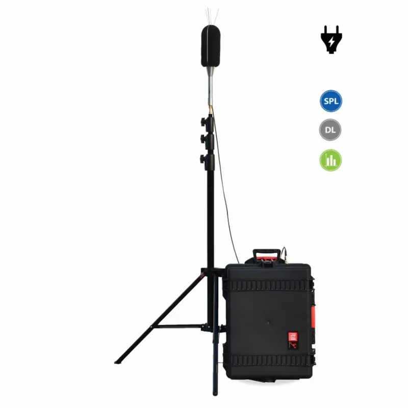 Delta Ohm HD2011NMT [HD2011NMT.K7] Out Door (IP67) Portable Environmental Noise Monitoring Station - Advanced Kit – Battery Supply from Main - 3G Remote Control