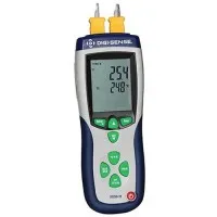 Digi-Sense 20250-19 Type K Dual-Input Data Logging Thermocouple Probe Thermometer -328 to 2501° F  (-200 to 1372° C)