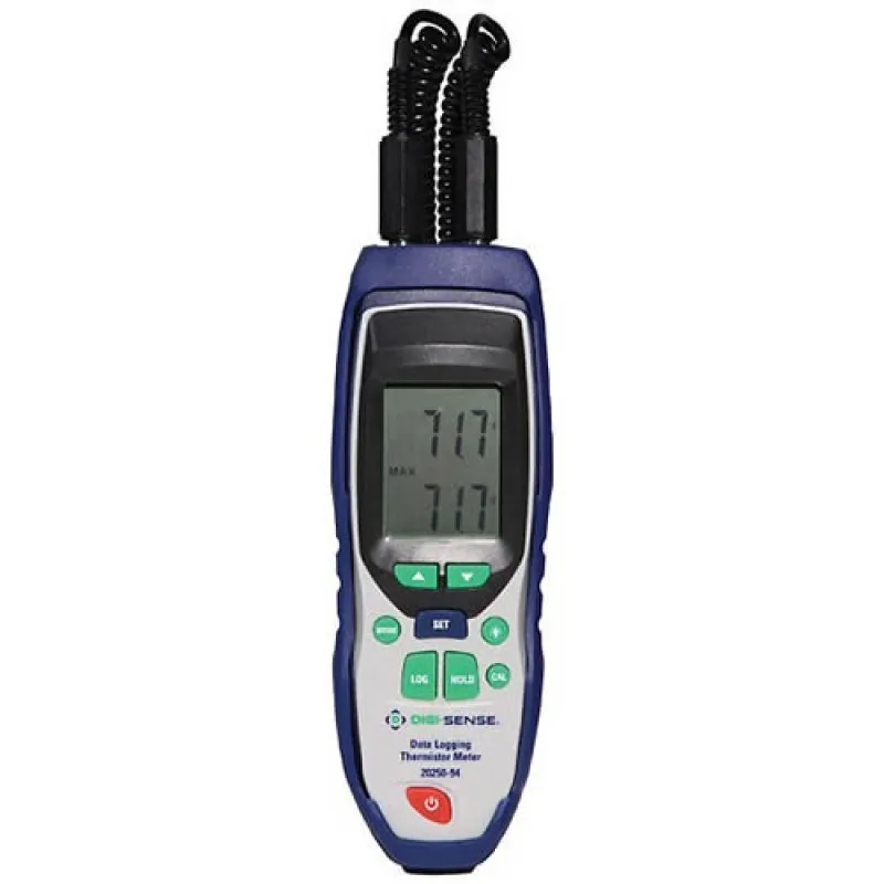 Digi-Sense 20250-94 [20250-94] Datalogging Dual Input Thermistor Thermometer -40 to 257° F  ( -40 to 125° C)